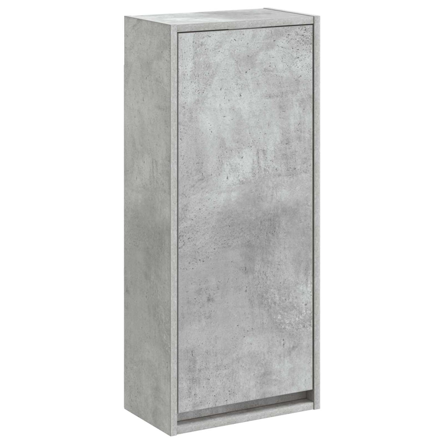 Vegghengt servantkommode Betonggrå 35 x 20 x 81 cm