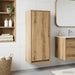 Vegghengt servantkommode Artisan eik 35 x 20 x 81 cm