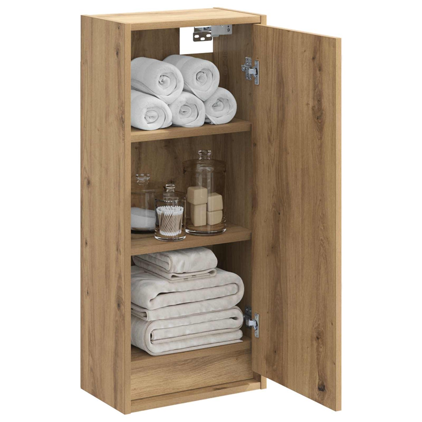 Vegghengt servantkommode Artisan eik 35 x 20 x 81 cm