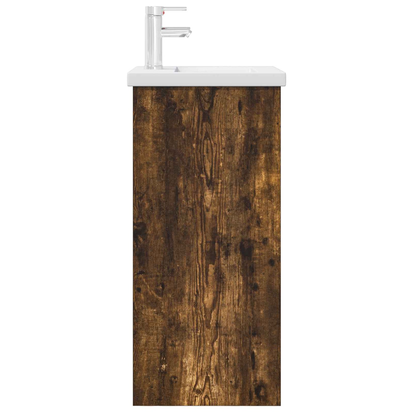 Badmøbel med vask Røkt Eik 42 x 40 x 84,5 cm Konstruert tre