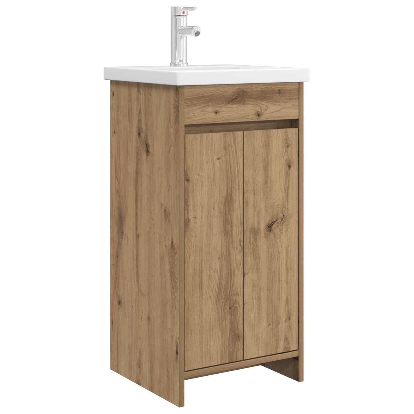 Badmøbel med vask Artisan eik 42 x 40 x 84,5 cm Konstruert tre