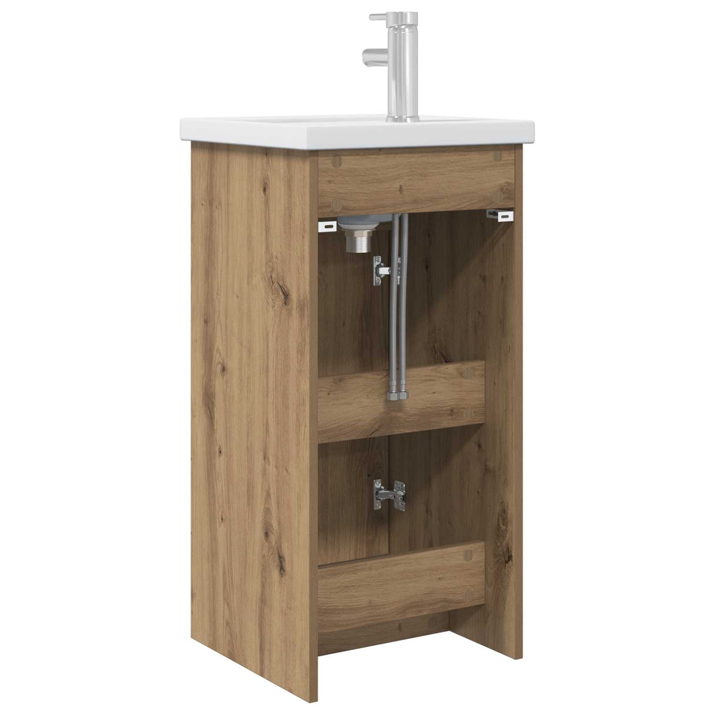 Badmøbel med vask Artisan eik 42 x 40 x 84,5 cm Konstruert tre