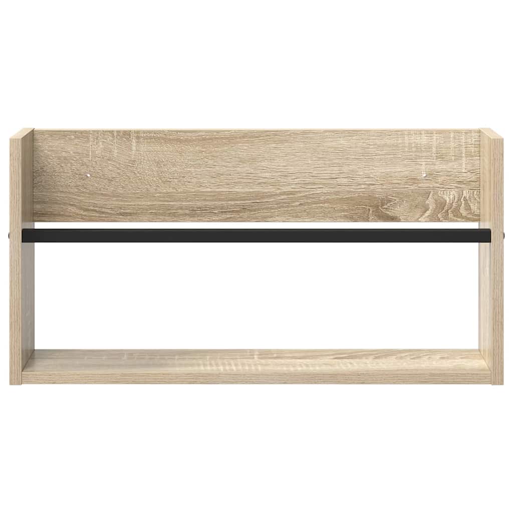 Magasinreol med hylle Sonoma eik 60 x 12 x 30 cm Konstruert tre