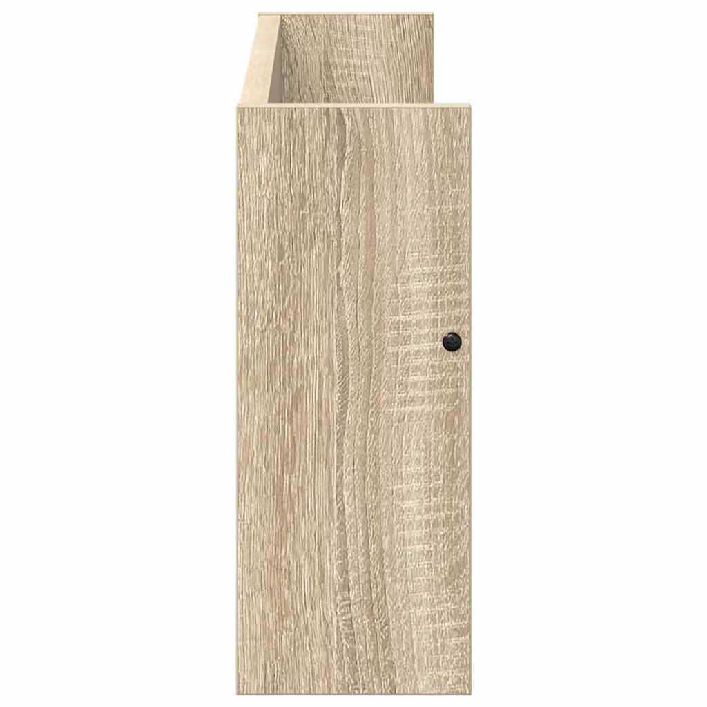 Magasinreol med hylle Sonoma eik 60 x 12 x 30 cm Konstruert tre