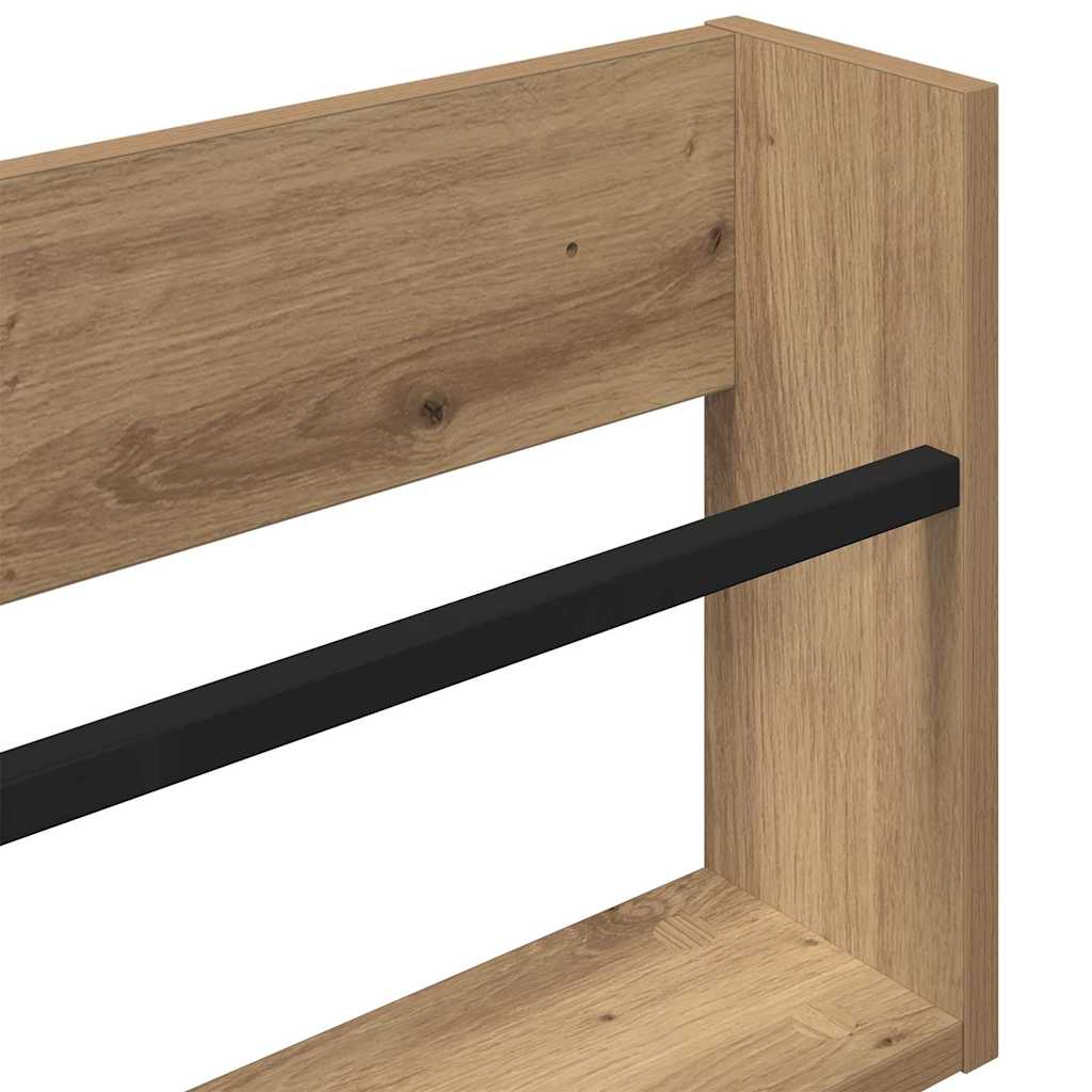 Magasinreol Artisan Eik 60 x 12 x 30 cm Konstruert tre