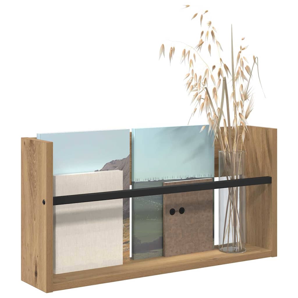 Magasinreol Artisan Eik 60 x 12 x 30 cm Konstruert tre