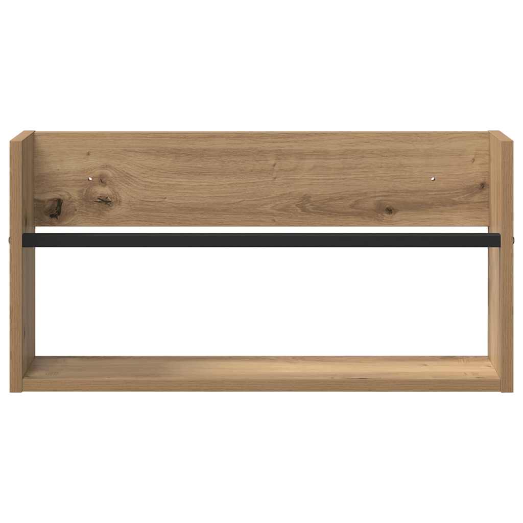 Magasinreol 2 stk. Artisan Eik 60 x 12 x 30 cm Konstruert tre