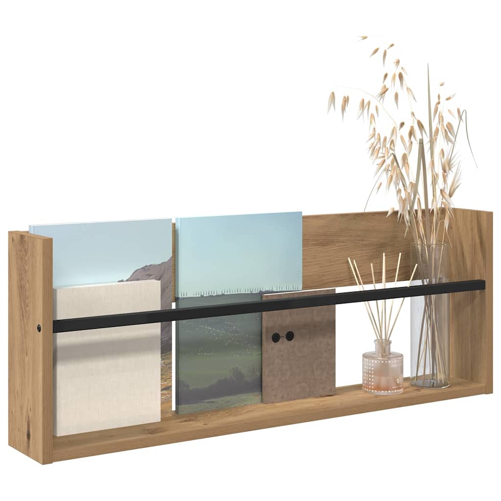Magasinreol Artisan Eik 80 x 12 x 30 cm Konstruert tre