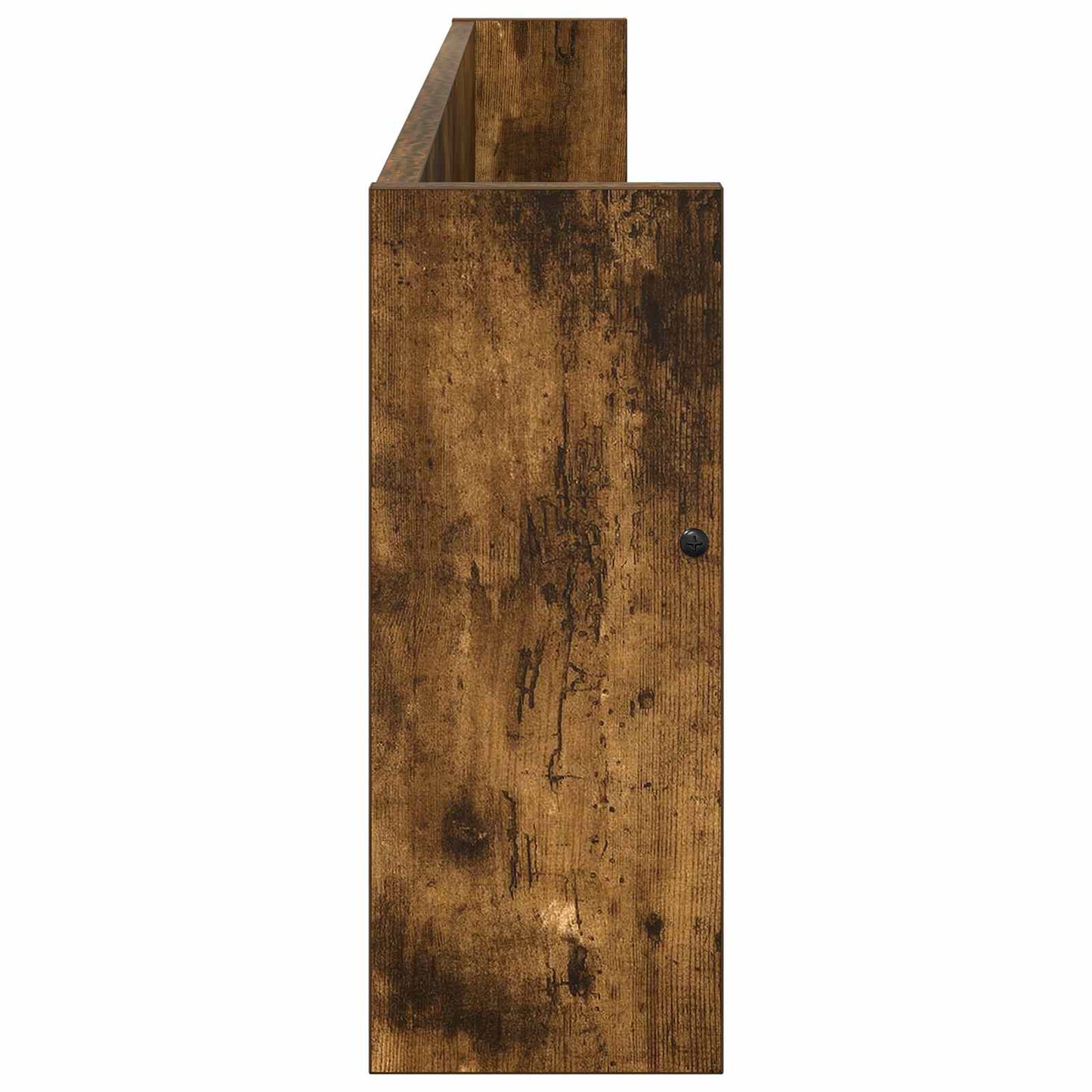 Magasinreol 2 pcs Røkt eik 100 x 12 x 30 cm Konstruert tre