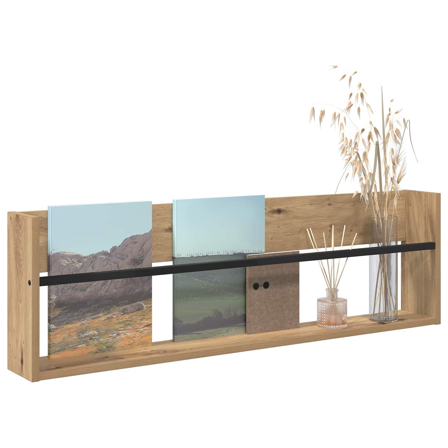 Magasinreol Artisan Eik 100 x 12 x 30 cm Konstruert tre