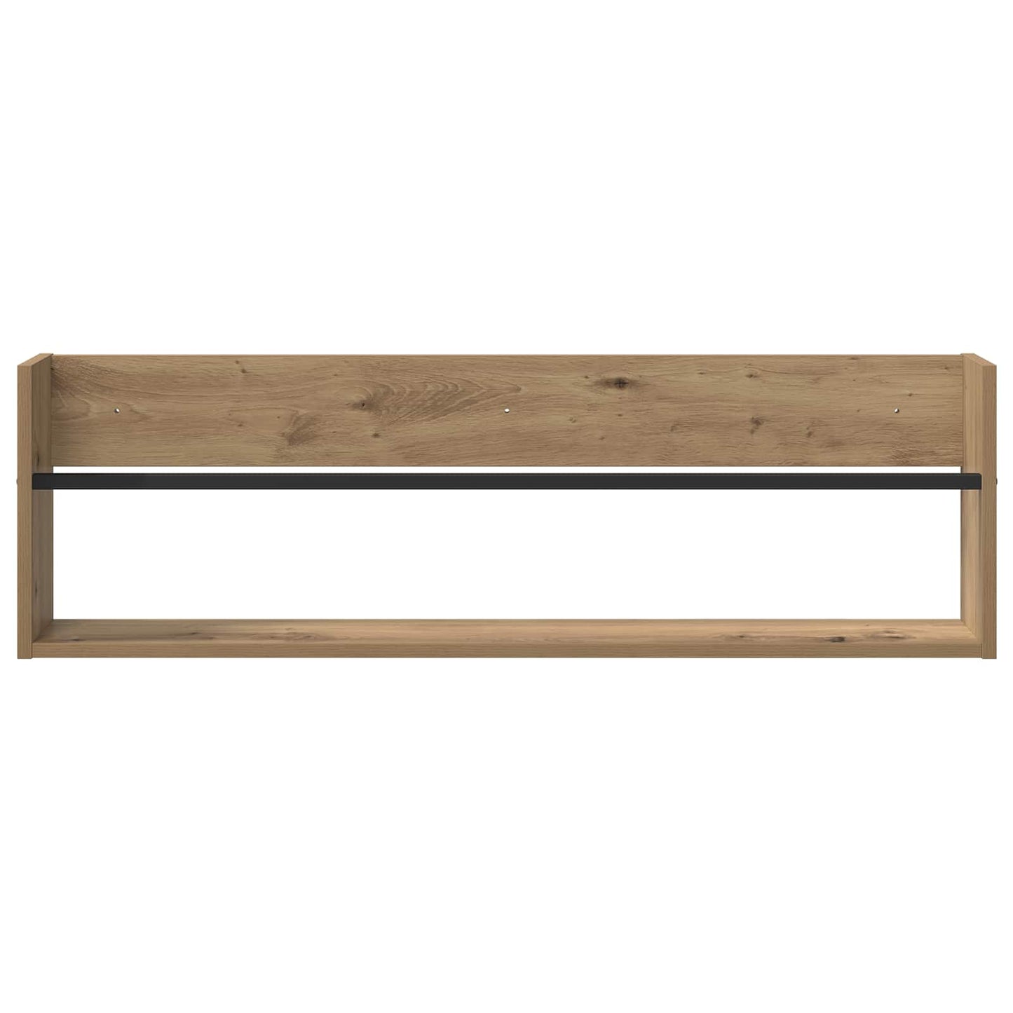 Magasinreol 2 pcs Artisan Eik 100 x 12 x 30 cm Konstruert tre