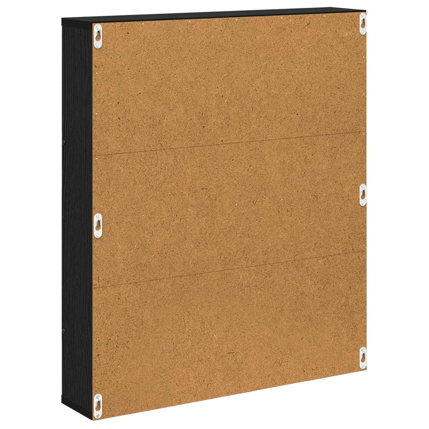 Magasinreol 2 pcs Svart Eik 60 x 12 x 70 cm Konstruert tre