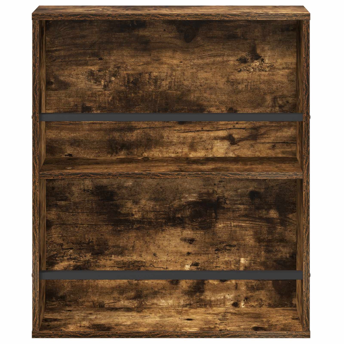 Magasinreol med hylle Røkt eik 60 x 12 x 70 cm Konstruert tre