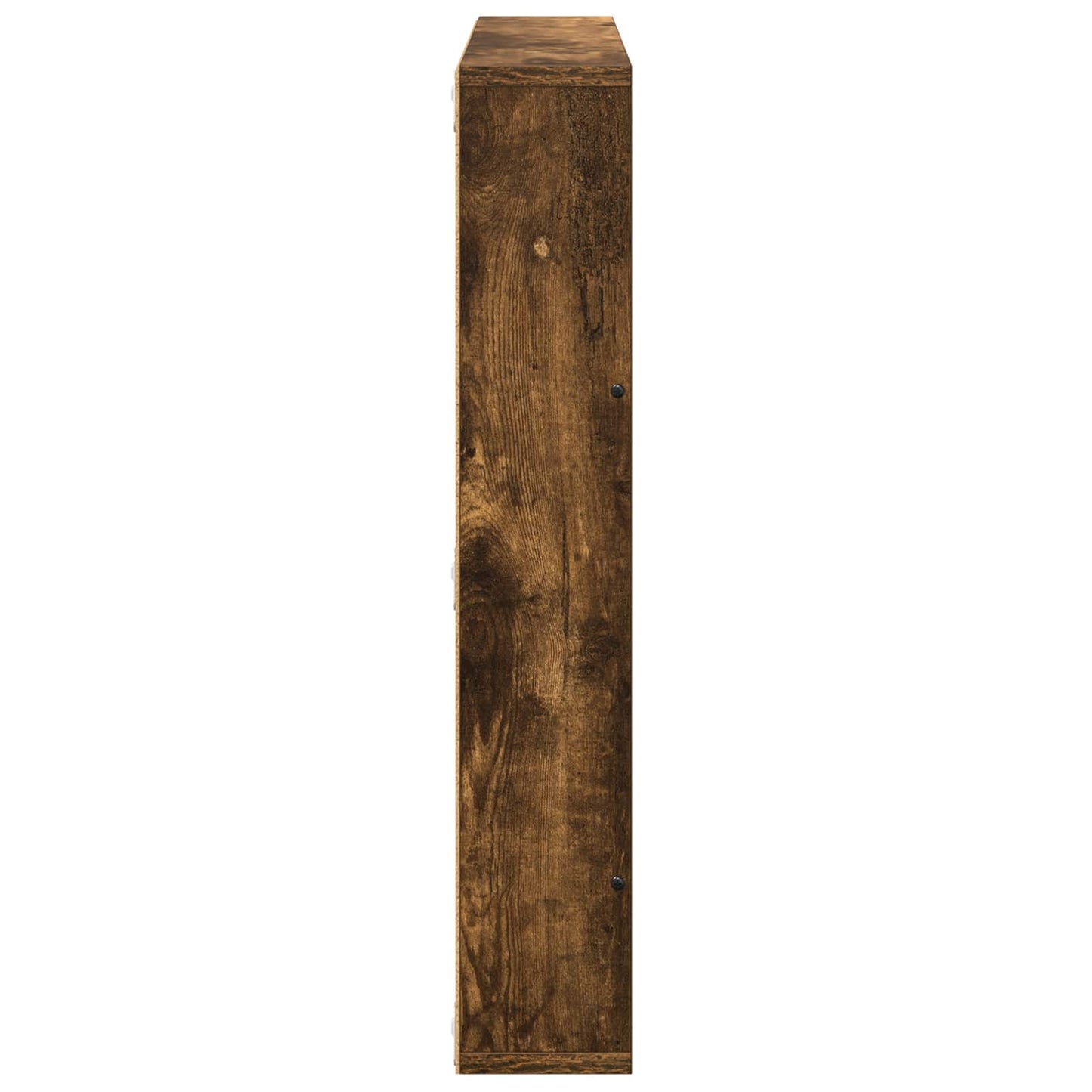 Magasinreol med hylle Røkt eik 60 x 12 x 70 cm Konstruert tre