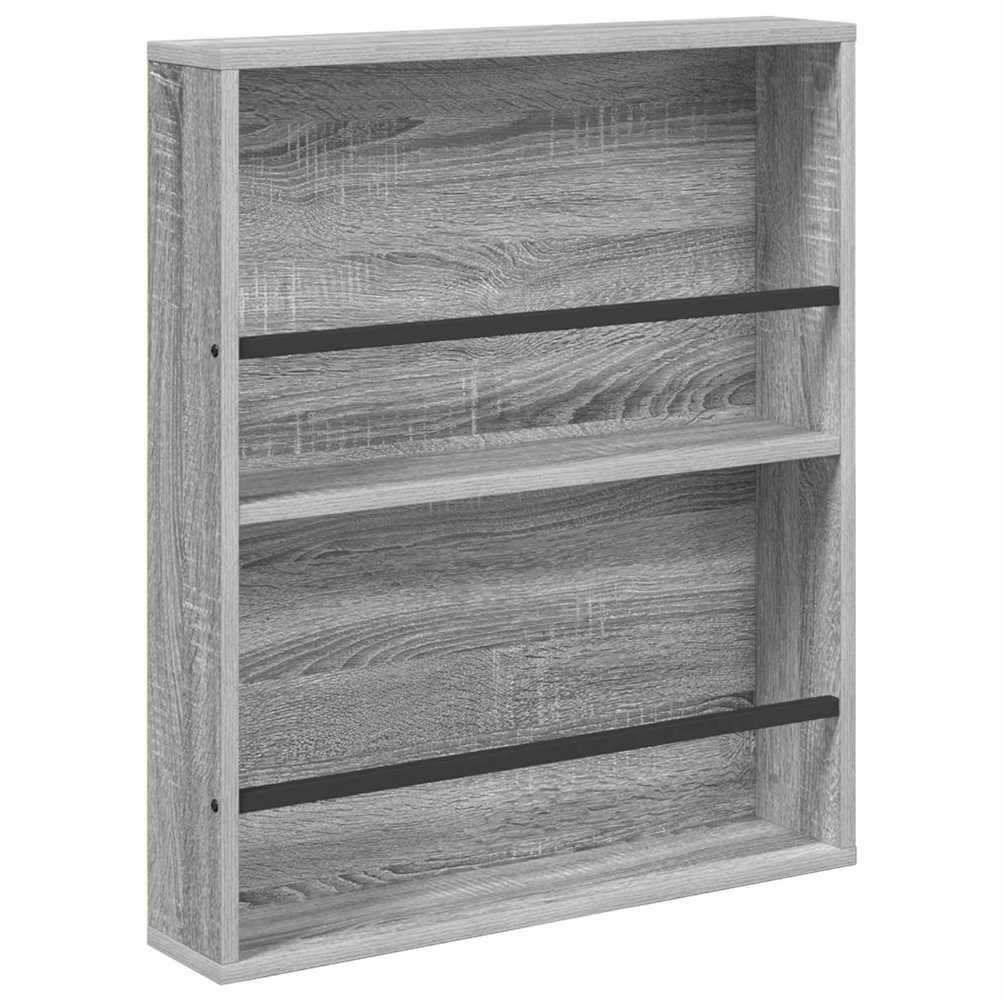 Magasinreol med hylle Grå Sonoma 60 x 12 x 70 cm Konstruert tre