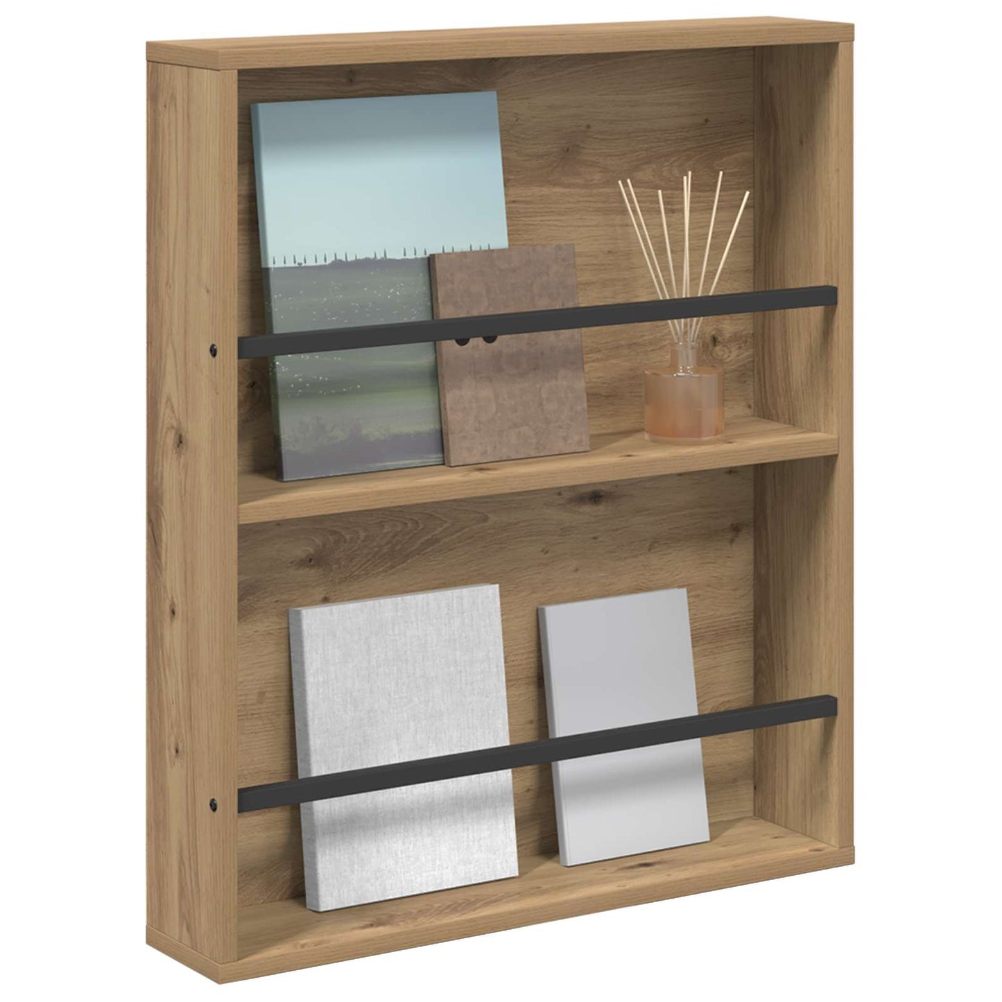 Magasinreol Artisan Eik 60 x 12 x 70 cm Konstruert tre