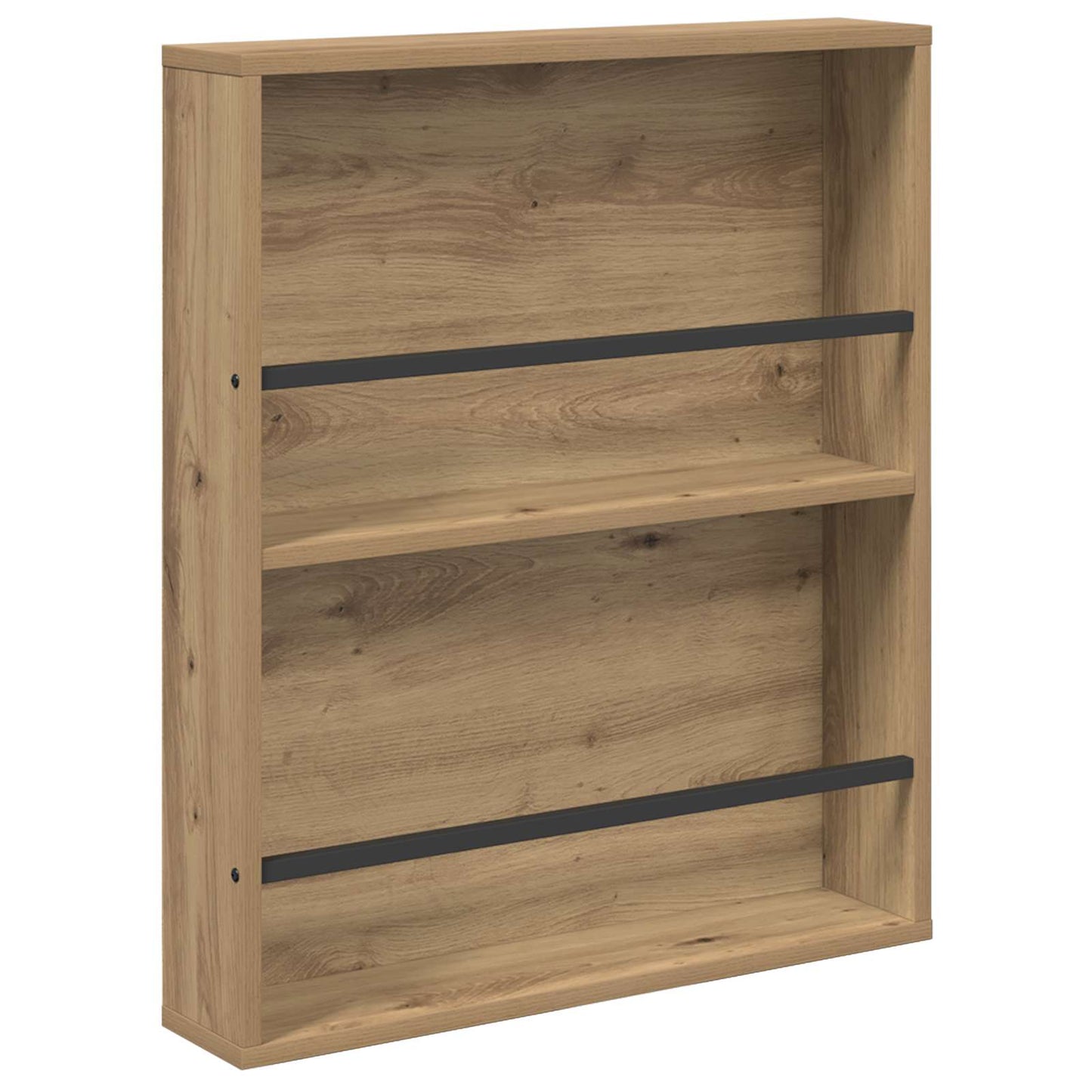 Magasinreol 2 pcs Artisan Eik 60 x 12 x 70 cm Konstruert tre