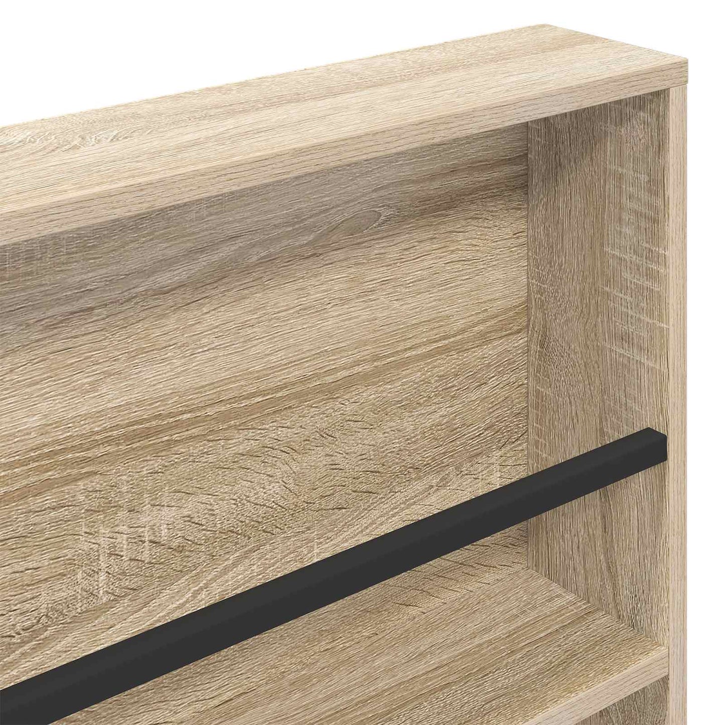 Magasinreol med hylle Sonoma eik 80 x 12 x 70 cm Konstruert tre