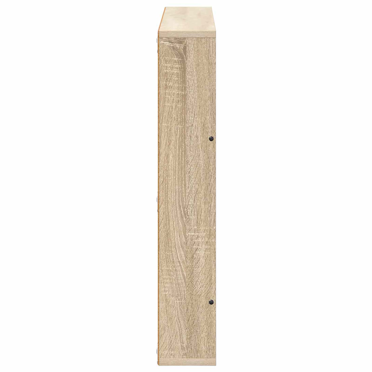 Magasinreol 2 pcs Sonoma eik 80 x 12 x 70 cm Konstruert tre