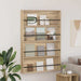 Magasinreol 2 pcs Sonoma eik 100 x 12 x 70 cm Konstruert tre