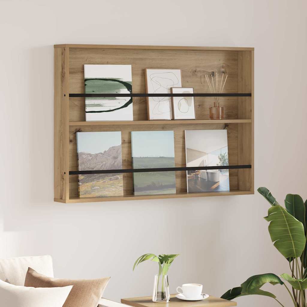 Magasinreol Artisan Eik 100 x 12 x 70 cm Konstruert tre
