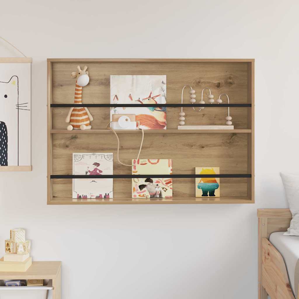 Magasinreol Artisan Eik 100 x 12 x 70 cm Konstruert tre