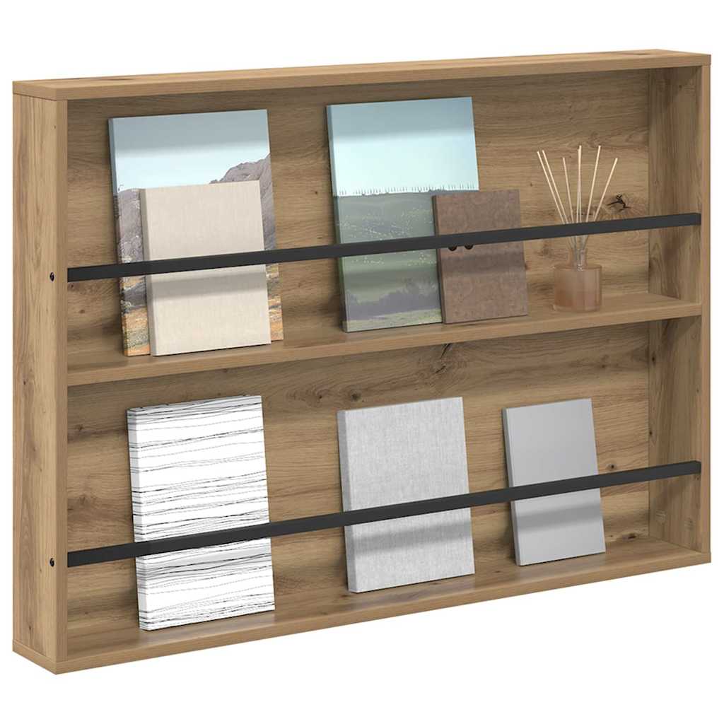 Magasinreol Artisan Eik 100 x 12 x 70 cm Konstruert tre