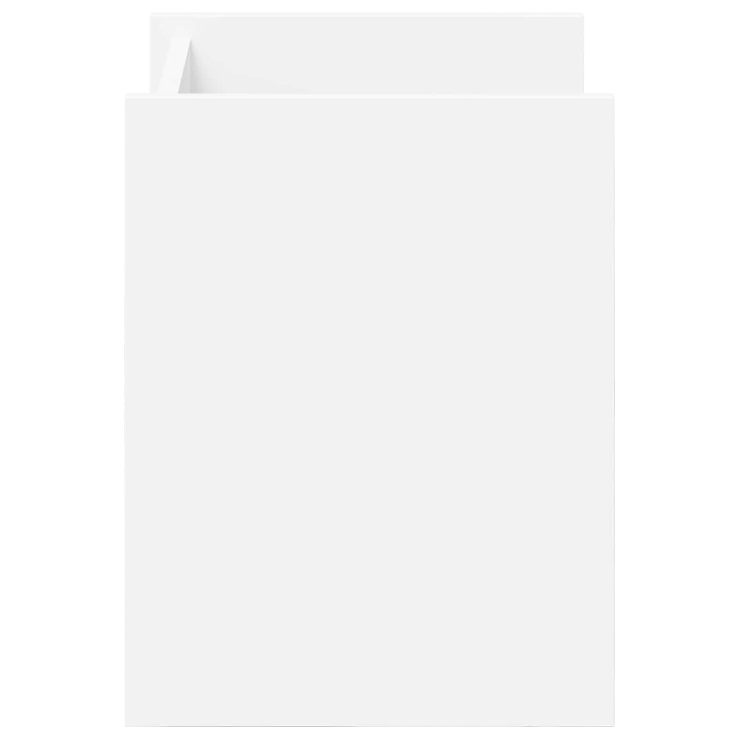 Magasinreol med hylle Hvit 35 x 35 x 45 cm Konstruert tre