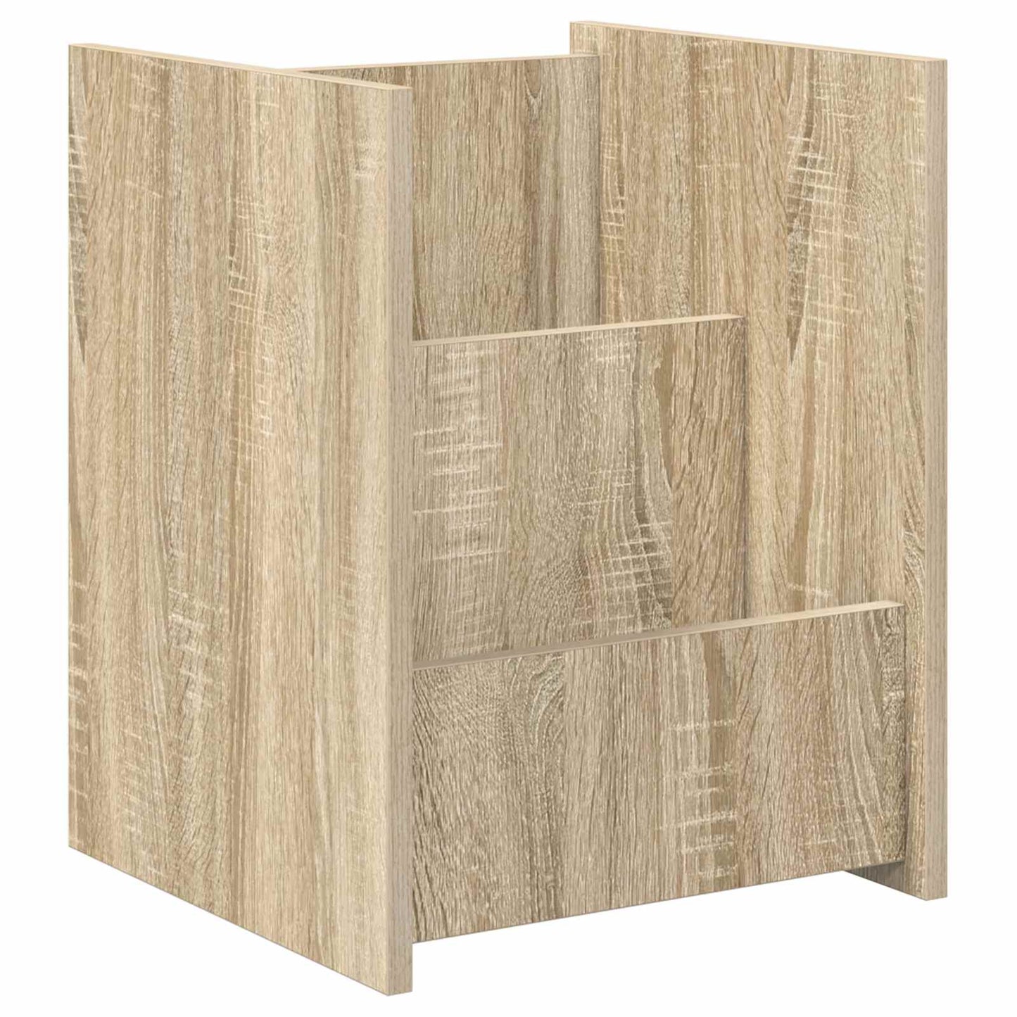 Magasinreol med hylle Sonoma eik 35 x 35 x 45 cm Konstruert tre