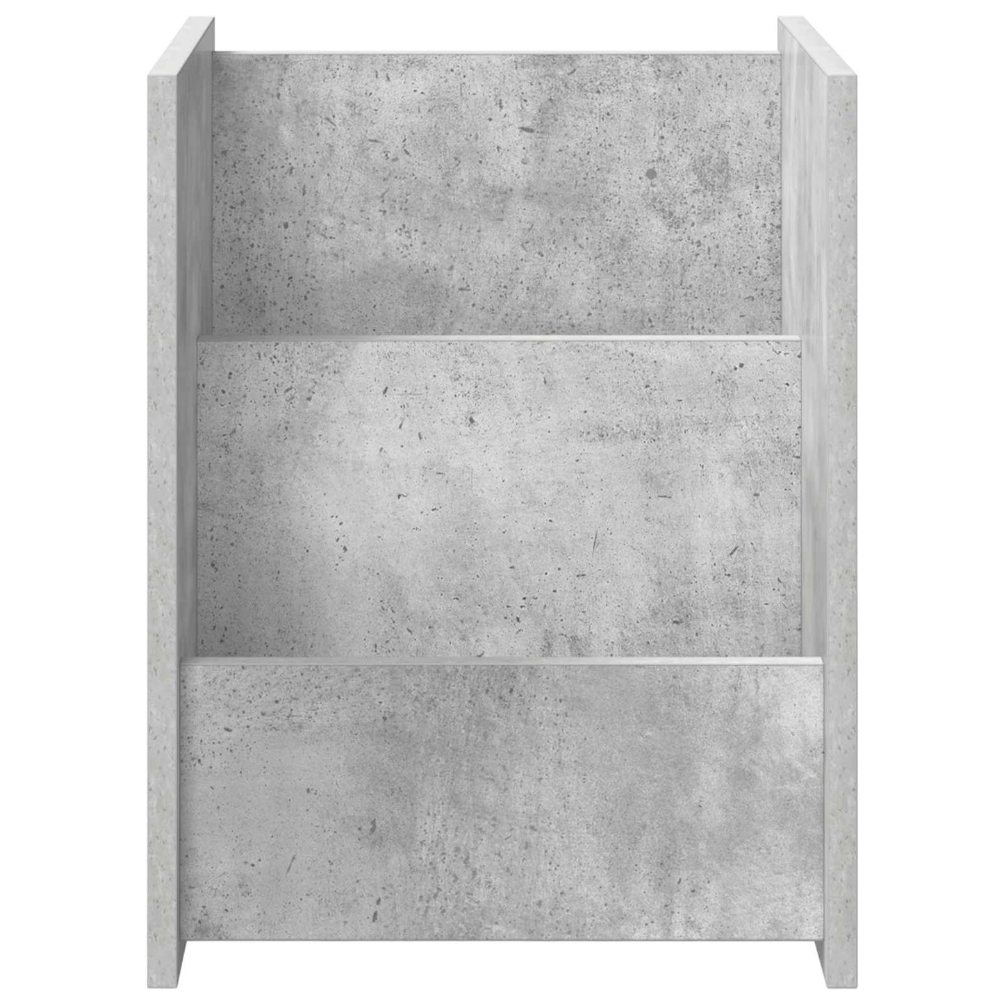 Magasinreol med hylle Betonggrå 35 x 35 x 45 cm Konstruert tre