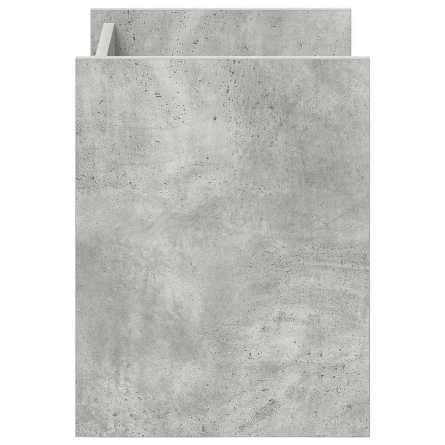 Magasinreol med hylle Betonggrå 35 x 35 x 45 cm Konstruert tre