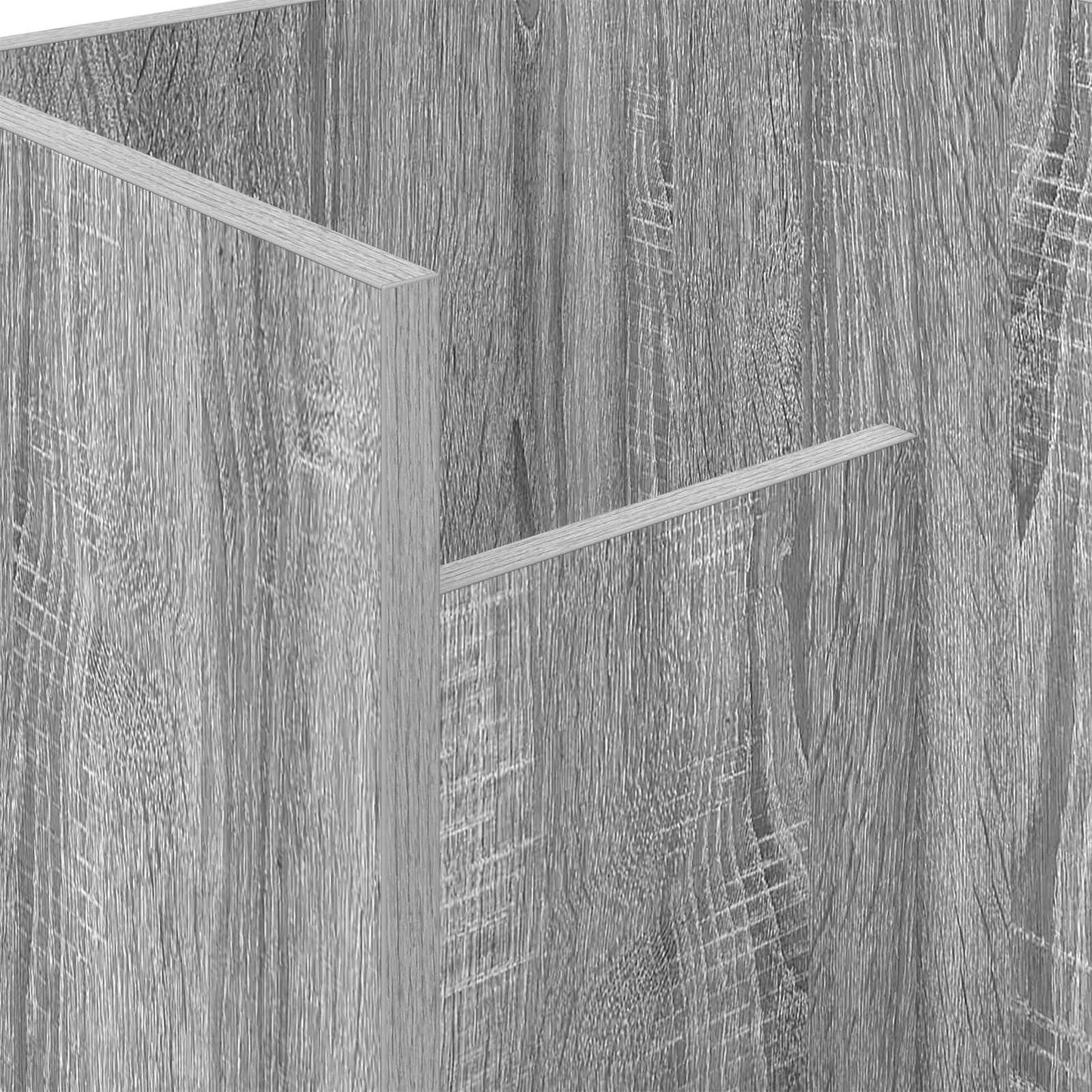Magasinreol med hylle Grå Sonoma 35 x 35 x 45 cm Konstruert tre