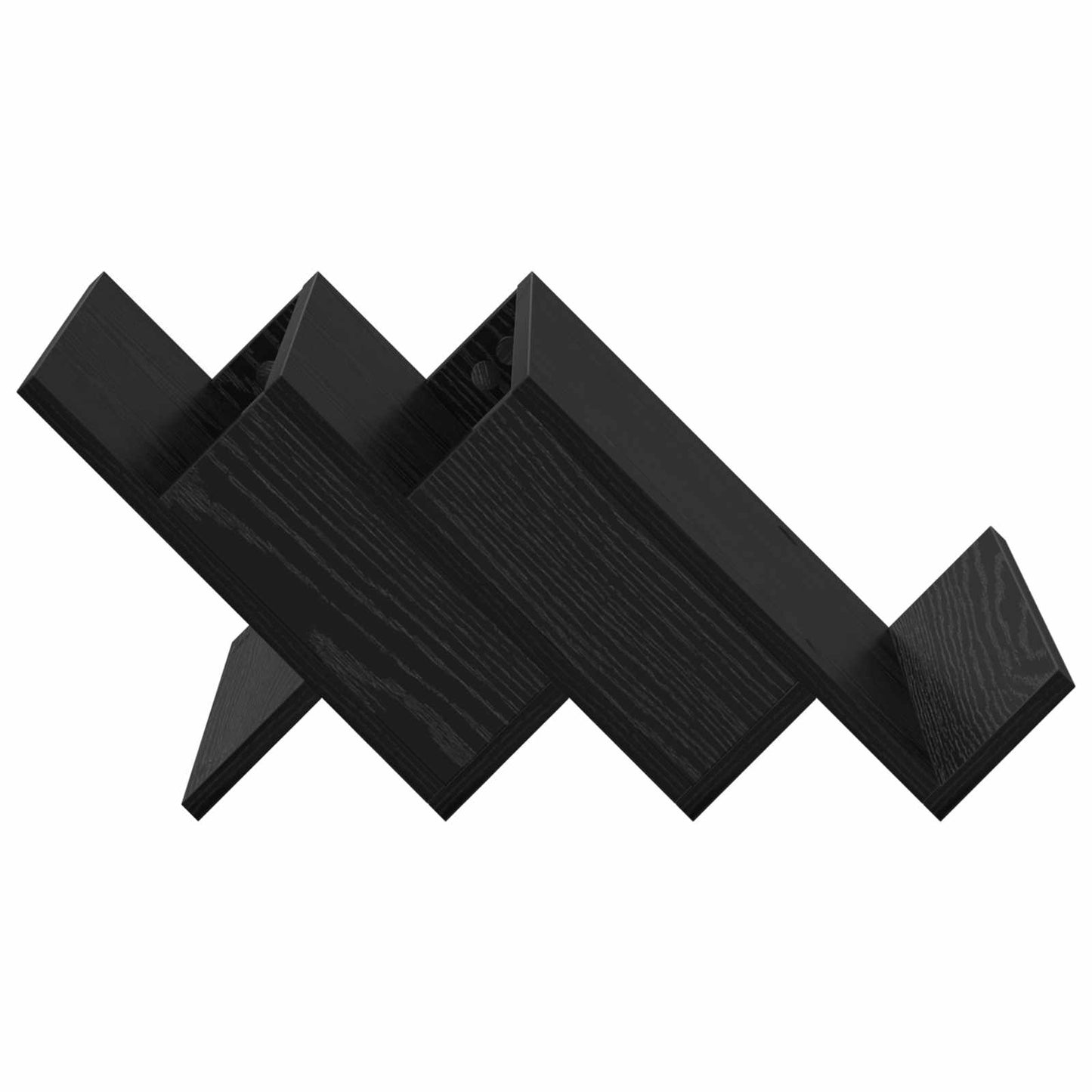 Magasinreol Svart Eik 53 x 40 x 28,5 cm Konstruert tre