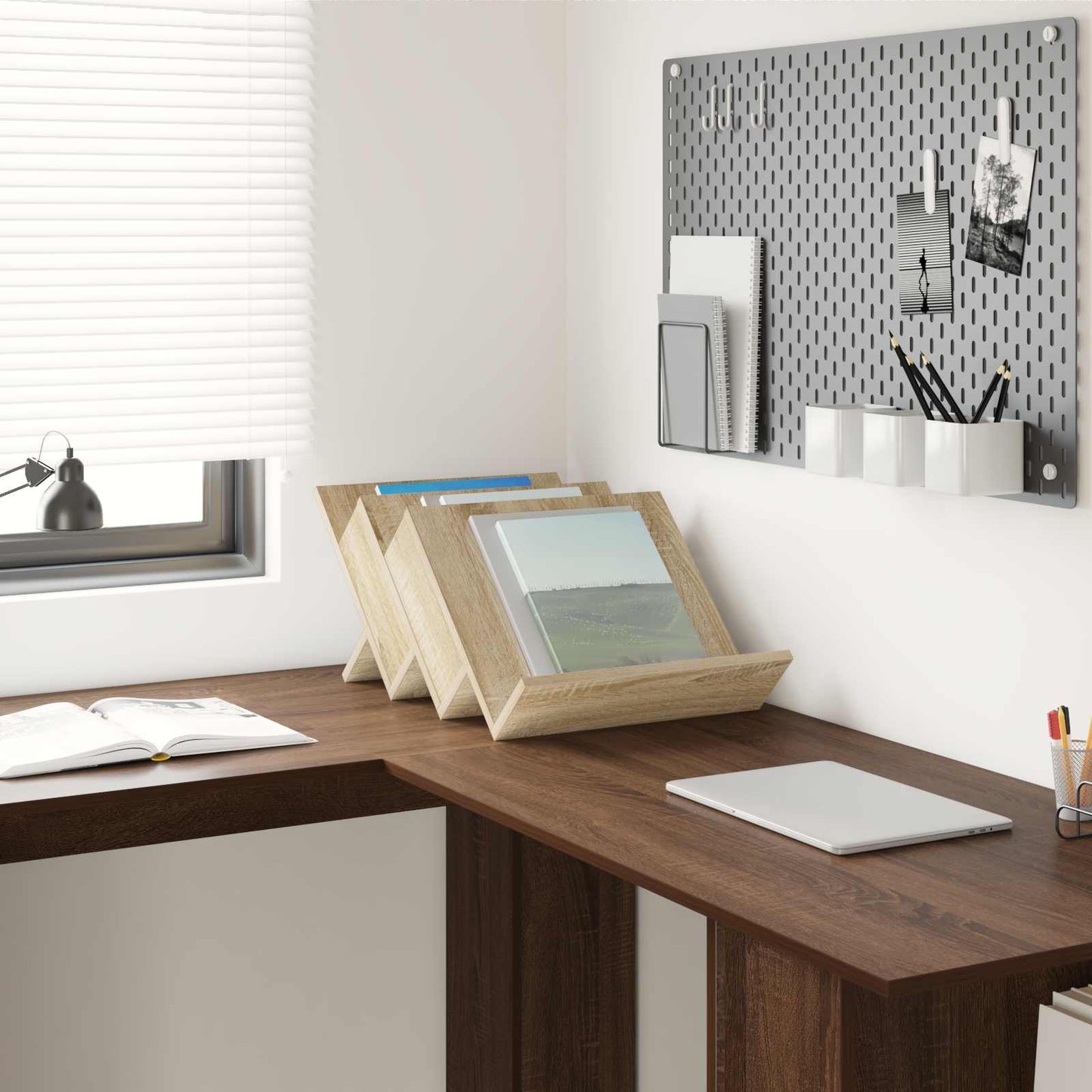 Magasinreol Sonoma eik 53 x 40 x 28,5 cm Konstruert tre