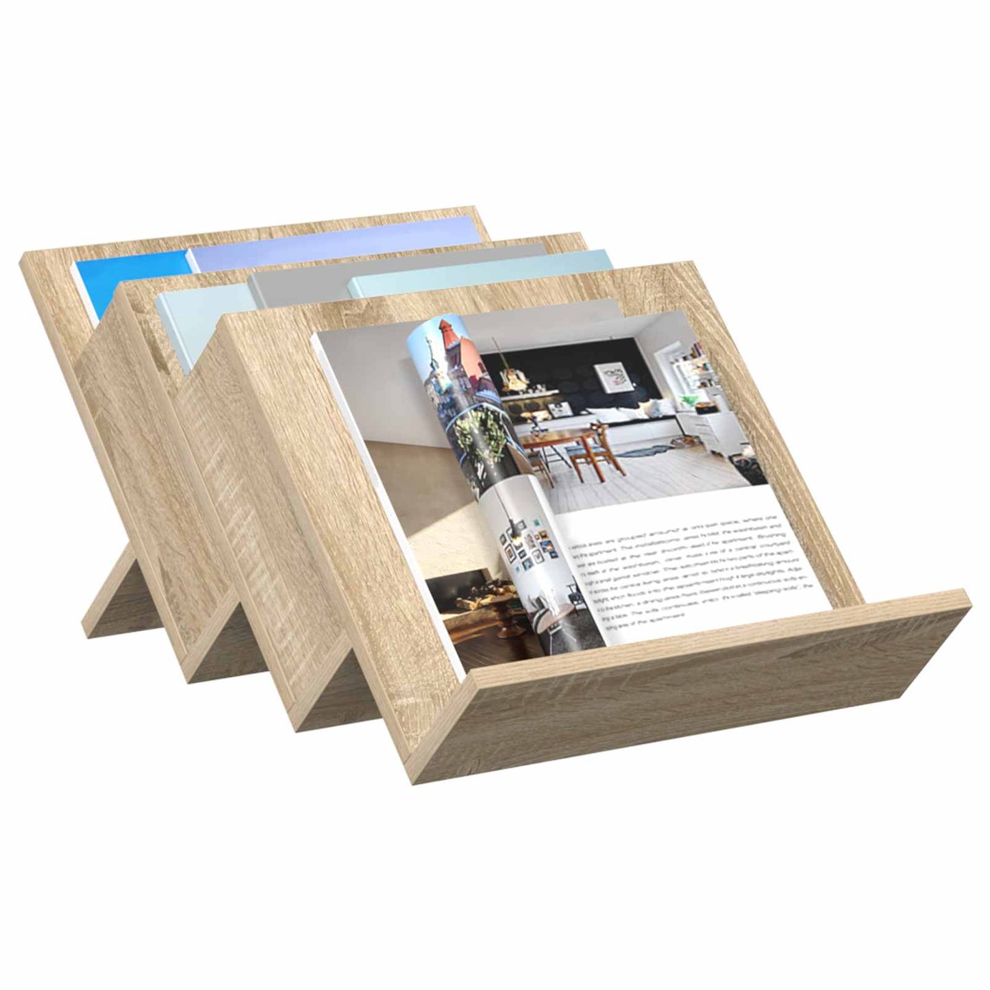 Magasinreol Sonoma eik 53 x 40 x 28,5 cm Konstruert tre