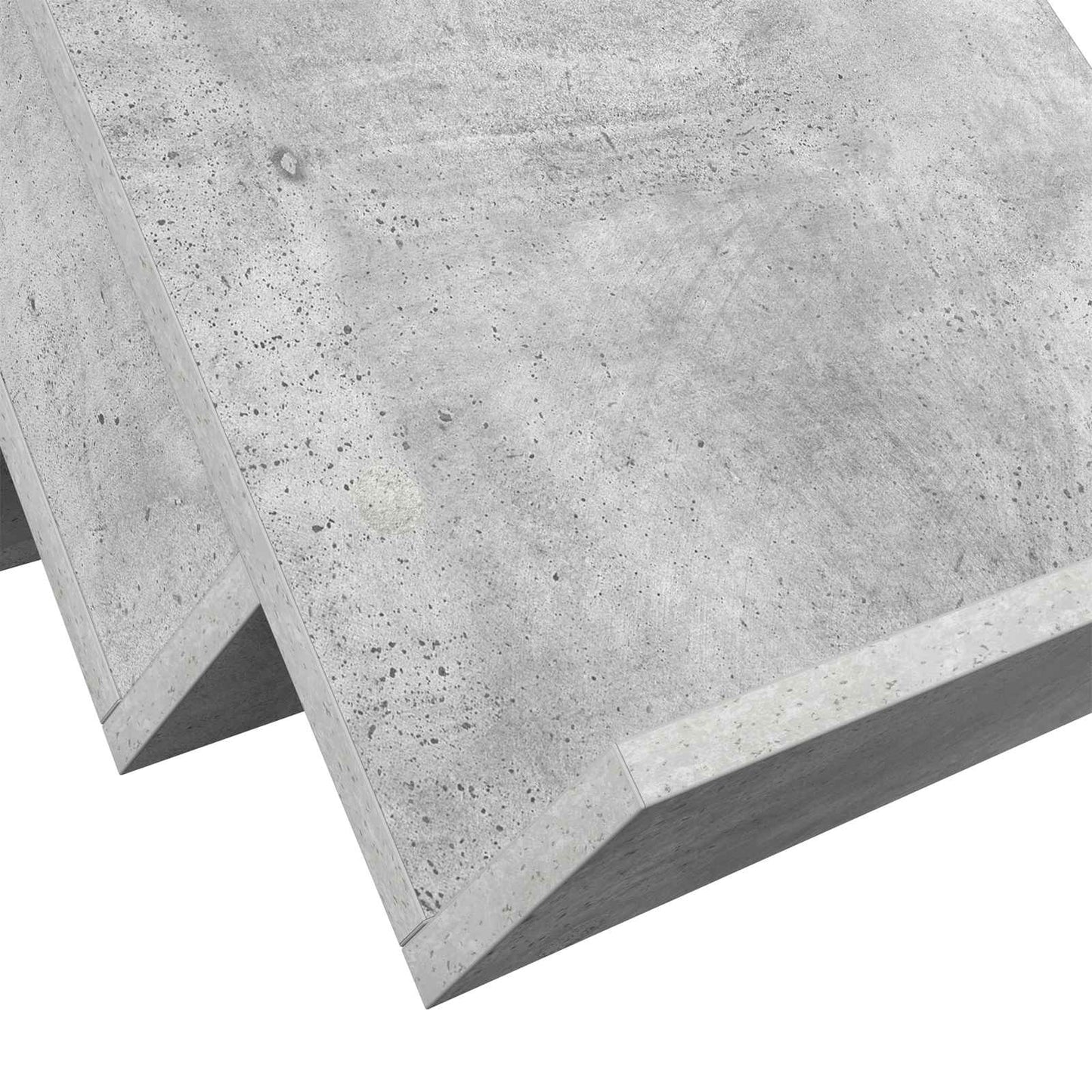 Magasinreol Betonggrå 53 x 40 x 28,5 cm Konstruert tre