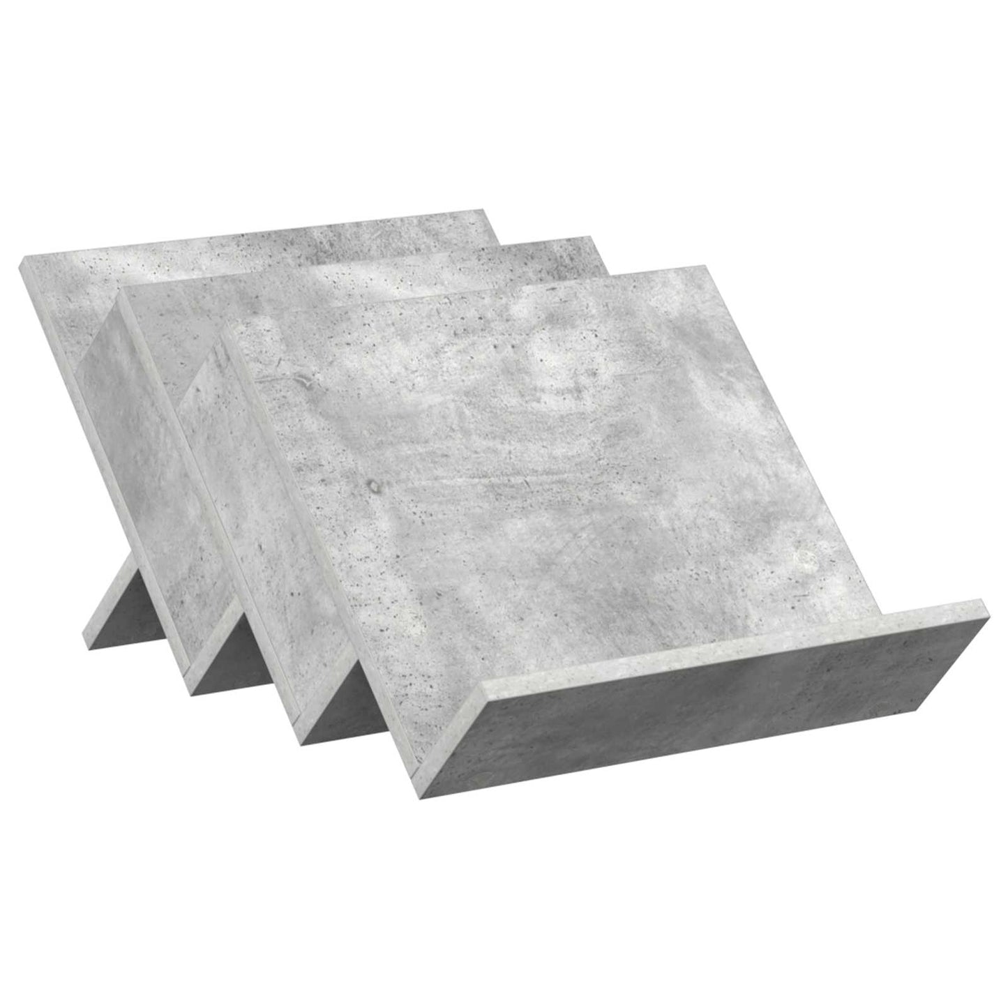 Magasinreol Betonggrå 53 x 40 x 28,5 cm Konstruert tre