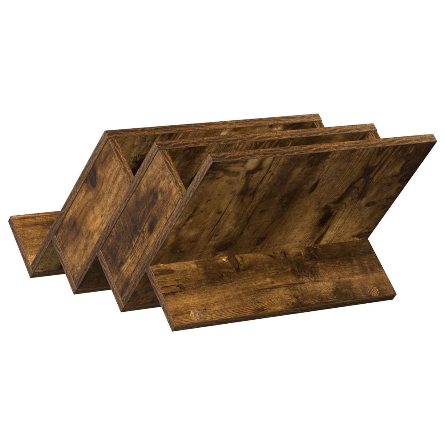 Magasinreol med hylle Røkt eik 53 x 40 x 28,5 cm Konstruert tre