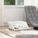 Magasinreol med hylle Hvit 65 x 53 x 28,5 cm Konstruert tre