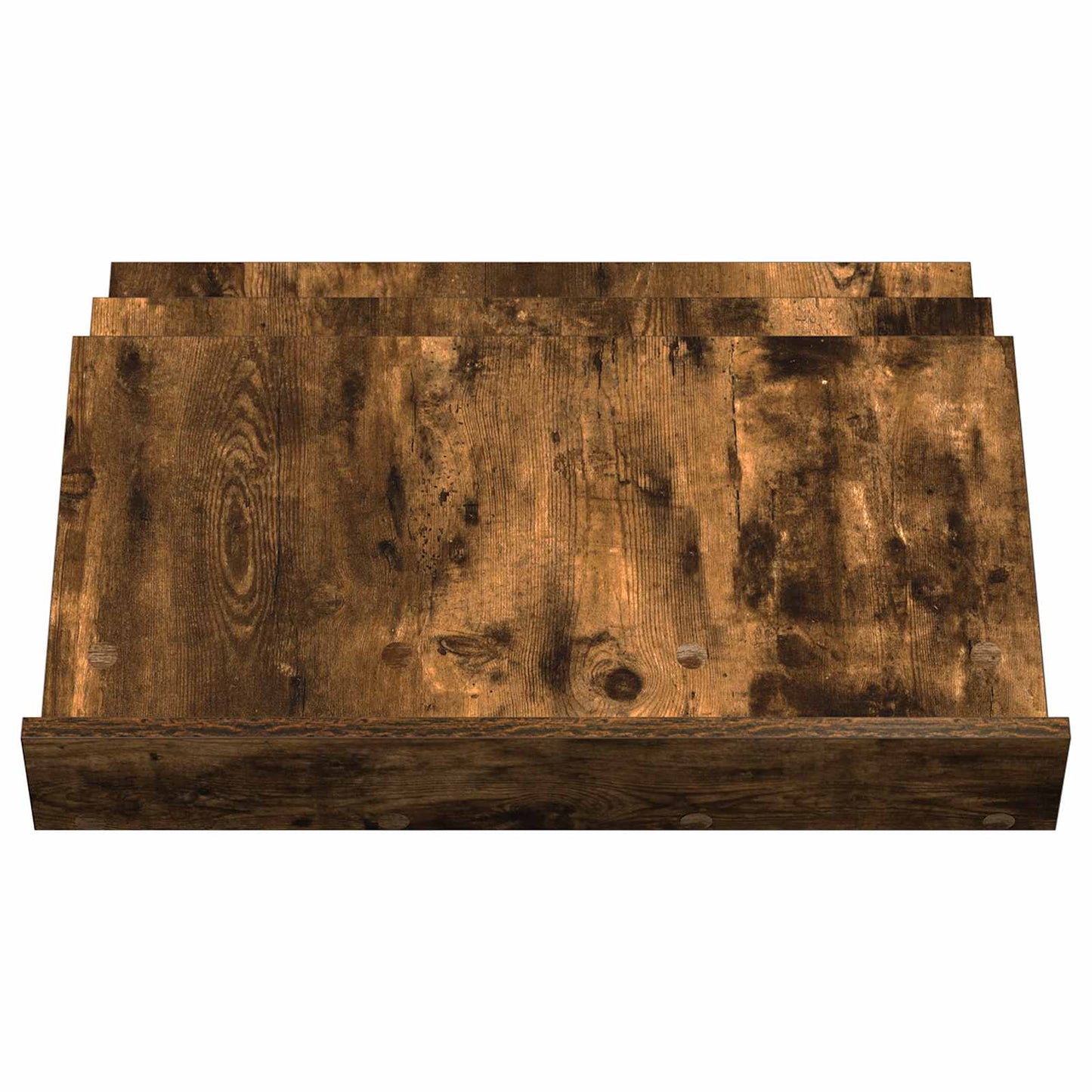Magasinreol med hylle Røkt eik 65 x 53 x 28,5 cm Konstruert tre