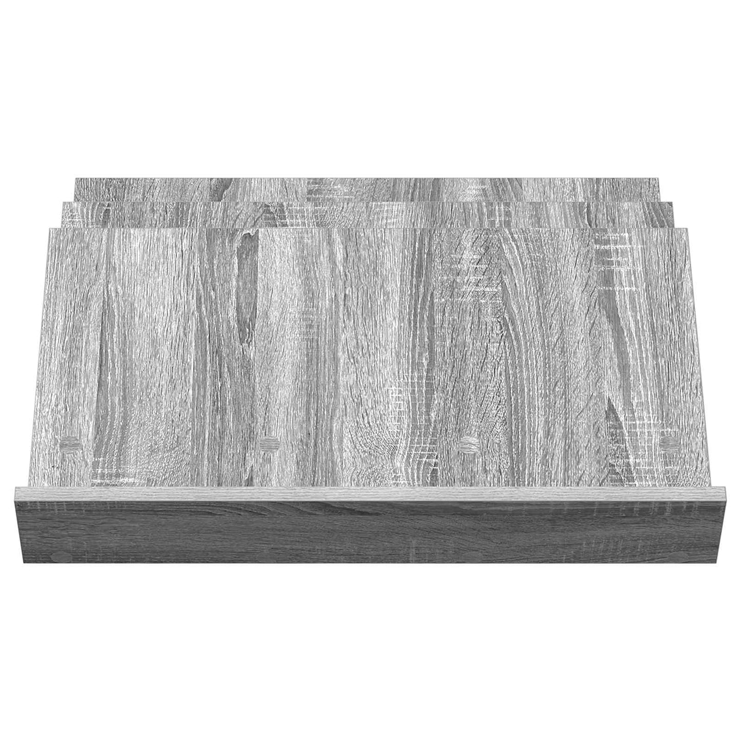 Magasinreol Grå Sonoma 65 x 53 x 28,5 cm Konstruert tre