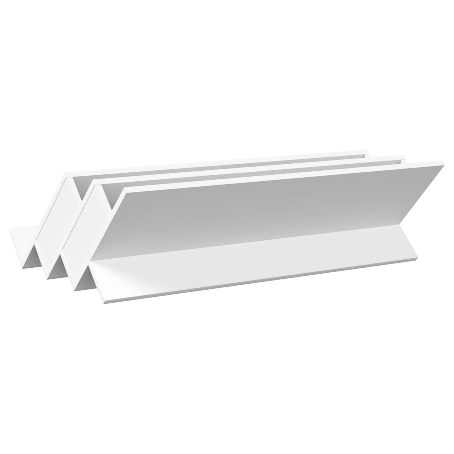 Magasinreol med hylle Hvit 90 x 53 x 28,5 cm Konstruert tre