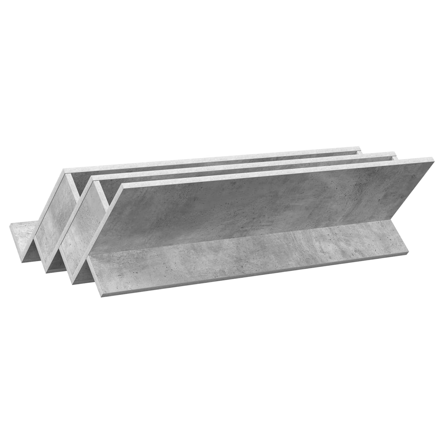 Magasinreol Betonggrå 90 x 53 x 28,5 cm Konstruert tre