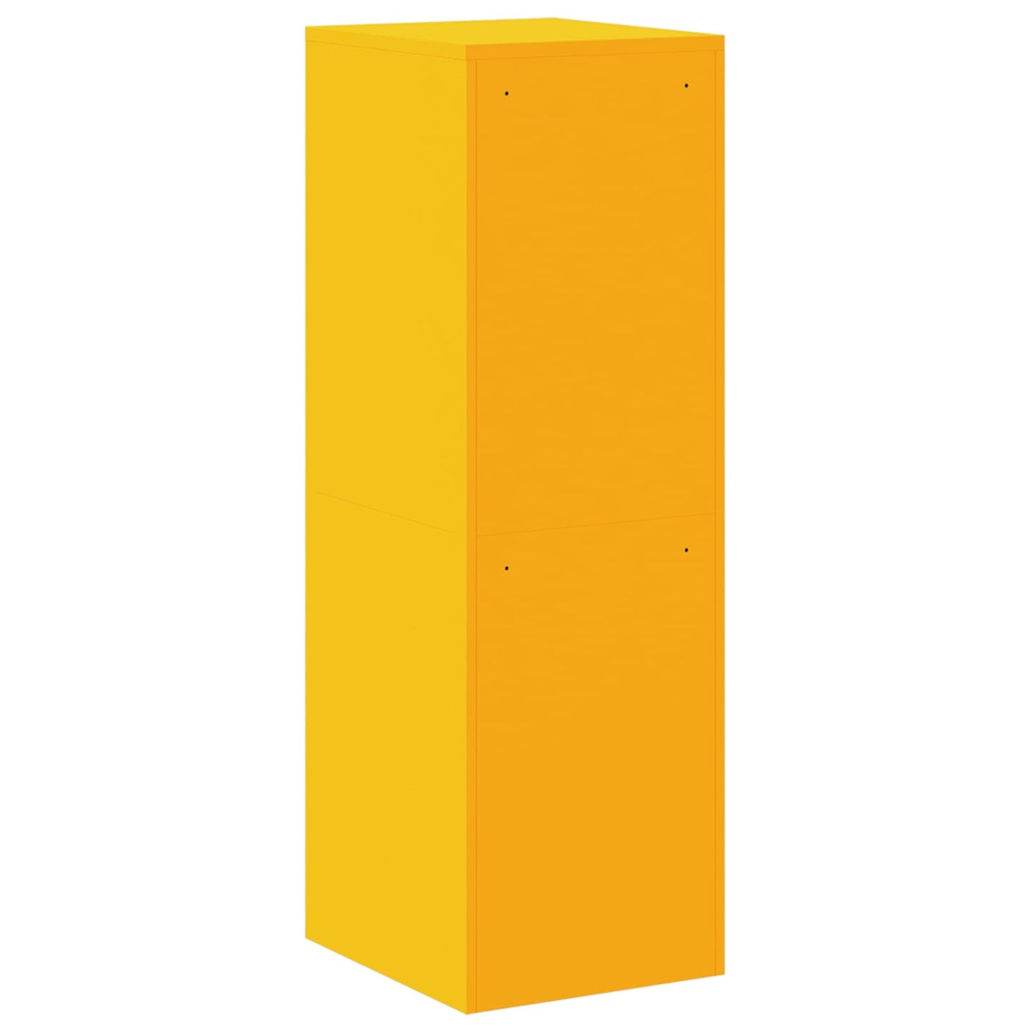 Arkivskap 2 pcs Sennepsgul 44 x 50 x 139 cm Kaldvalsget Stål