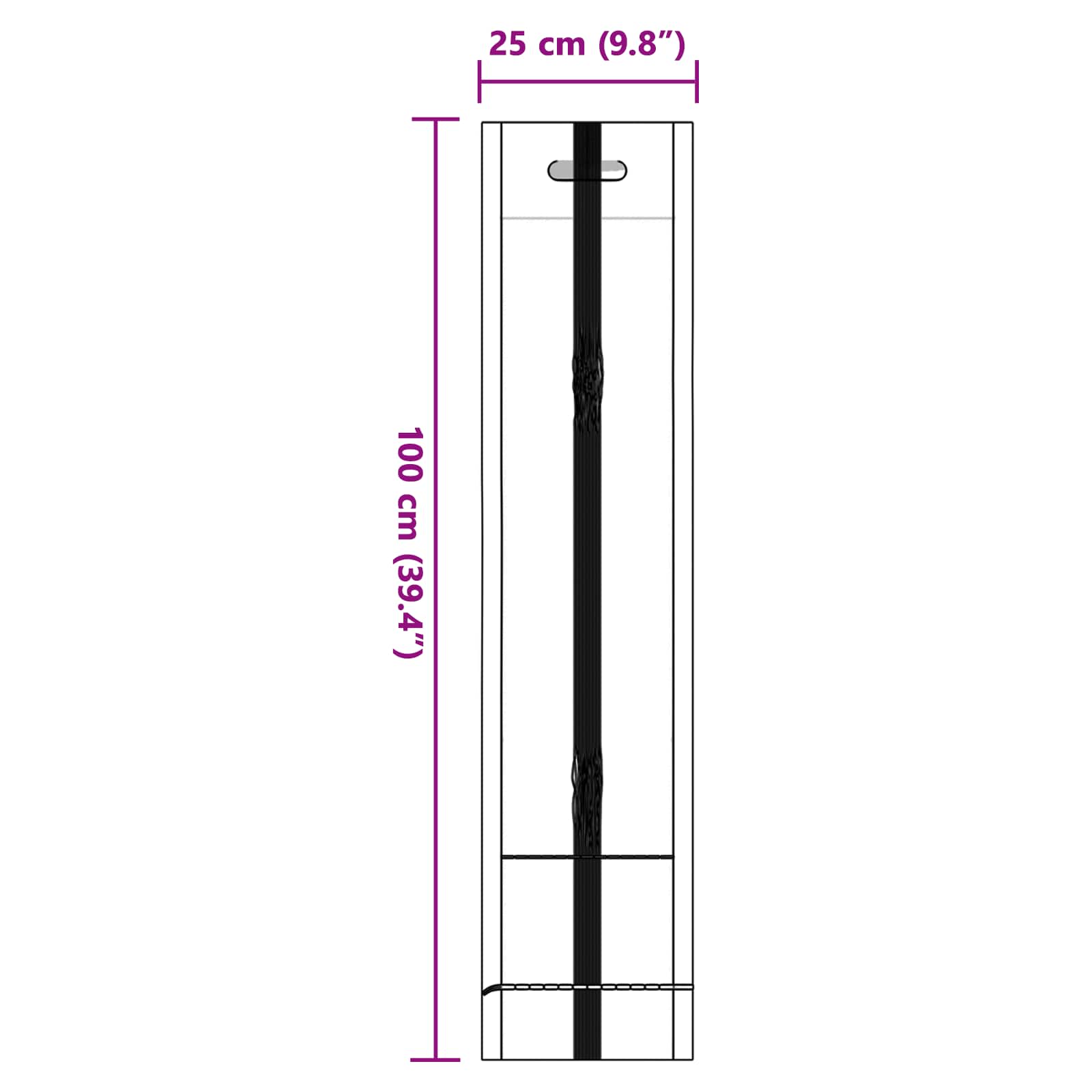 Sandsekker 50 pcs Mørkegrønn 100 x 25 cm HDPE vidaXL