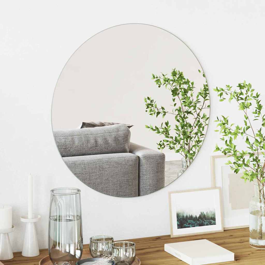 Veggspeil Rund Ø 60 cm herdet glass