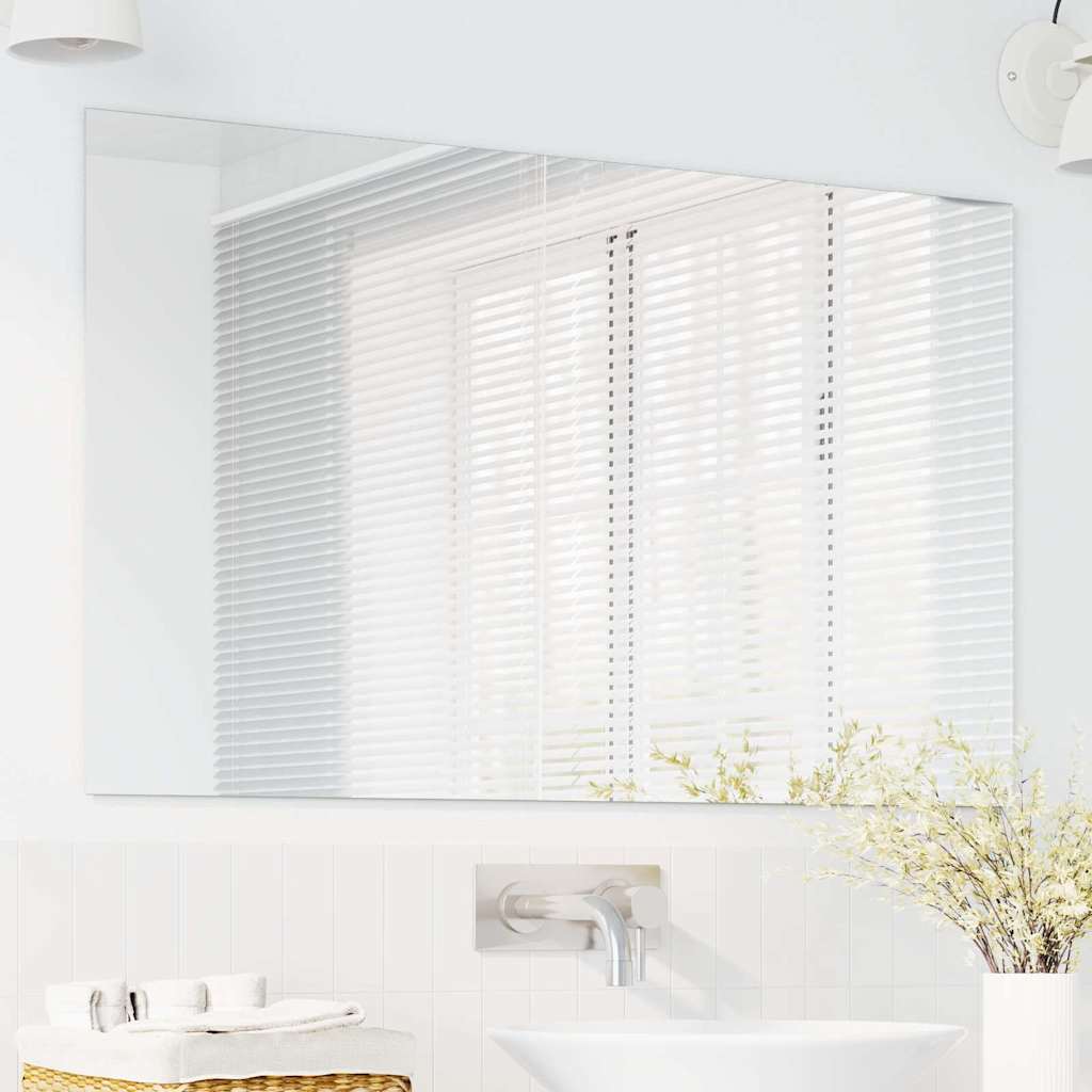 Veggspeil Rektangulær 100 x 60 cm herdet glass