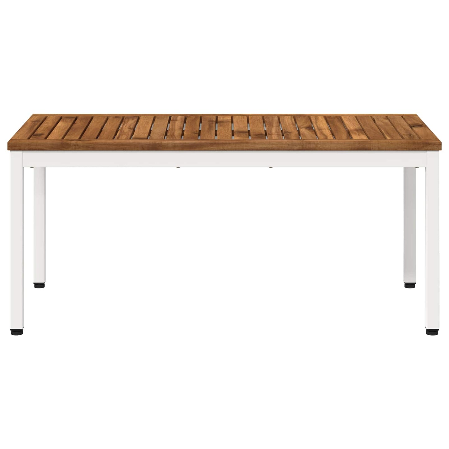 Kaffebord Naturlig og Hvit 50 x 100,5 x 45 cm Solid akasietre