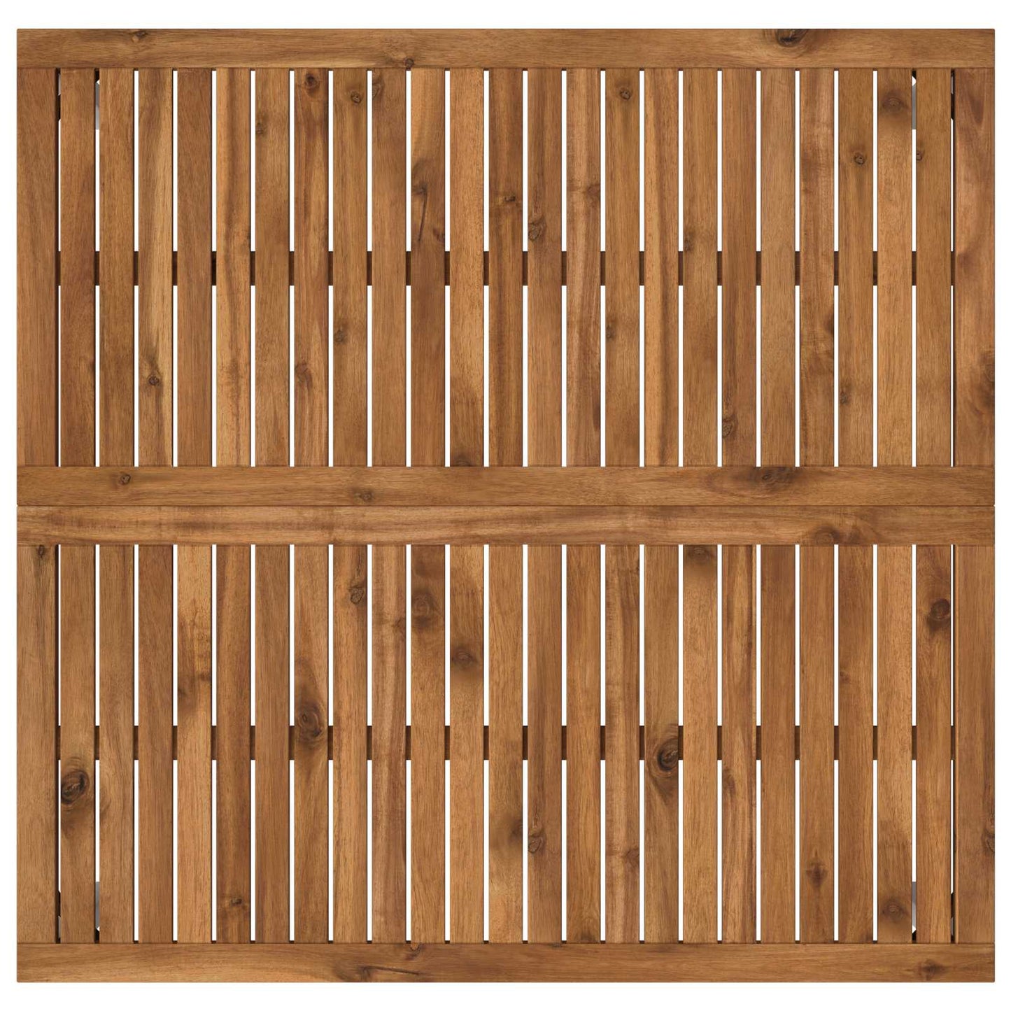 Kaffebord Naturlig og Hvit 100 x 100,5 x 45 cm Solid akasietre