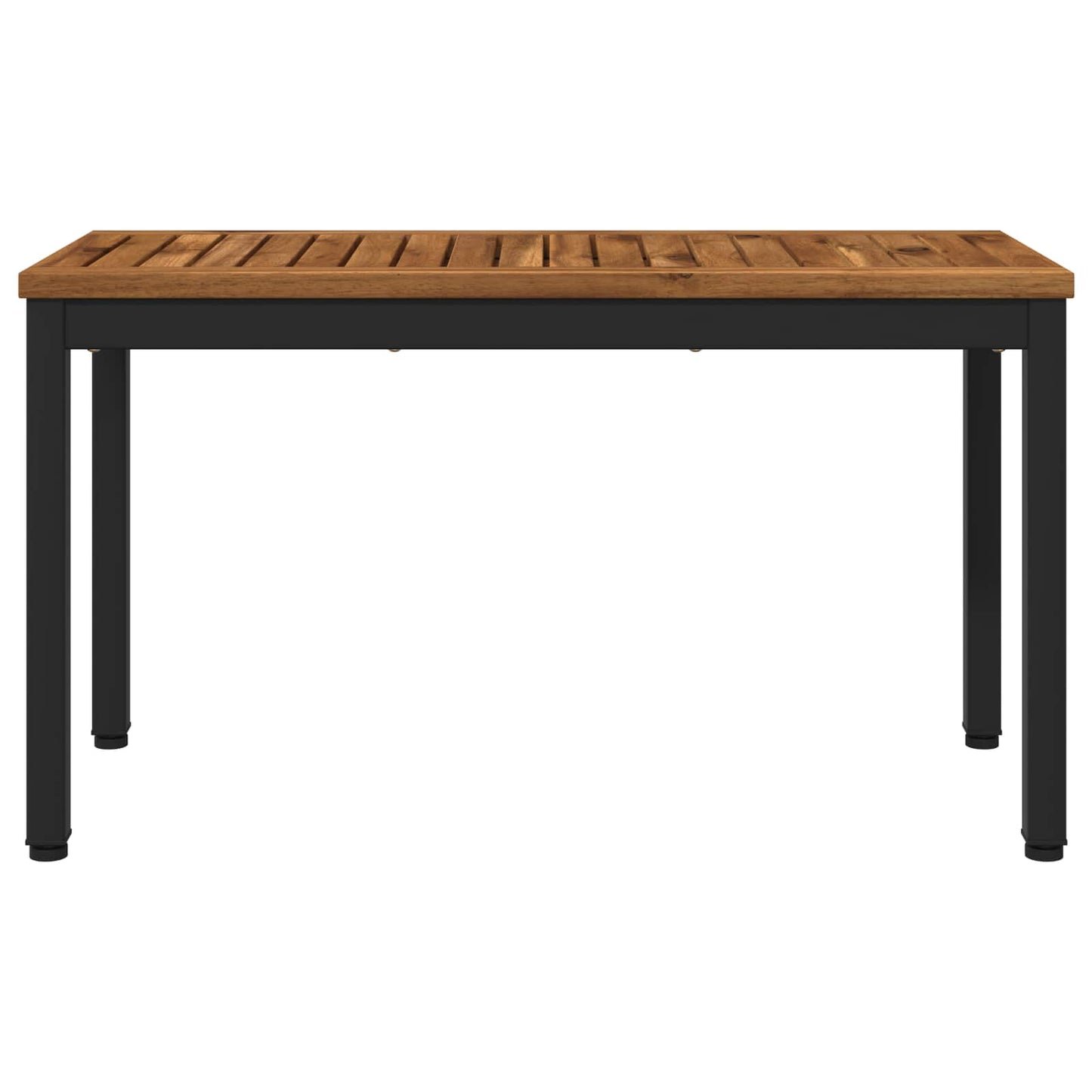 Hagebenk 80,5 x 35 x 45 cm Solid akasietre Naturlig og svart